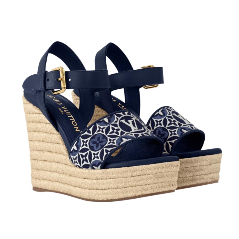 Louis Vuitton Helios Wedge Espadrille - Image 1